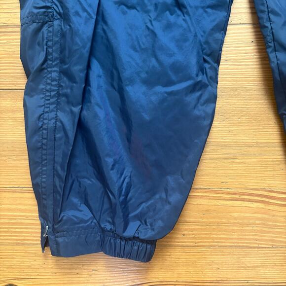 Nike y2k navy elastic waistband parachute windbreaker pants SIZE M - Picture 7 of 8